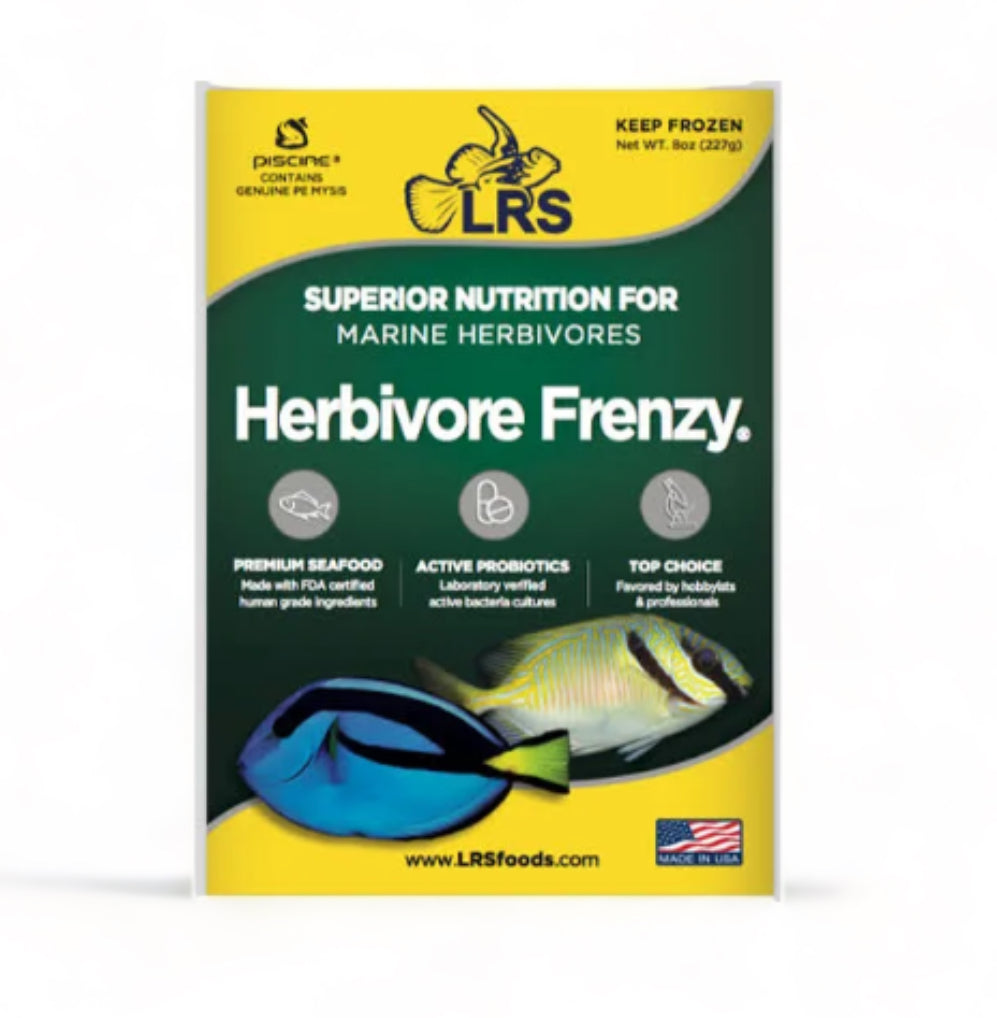 "Herbivore Frenzy (7oz) - Nutritious Seaweed Blend for Herbivorous Fish"