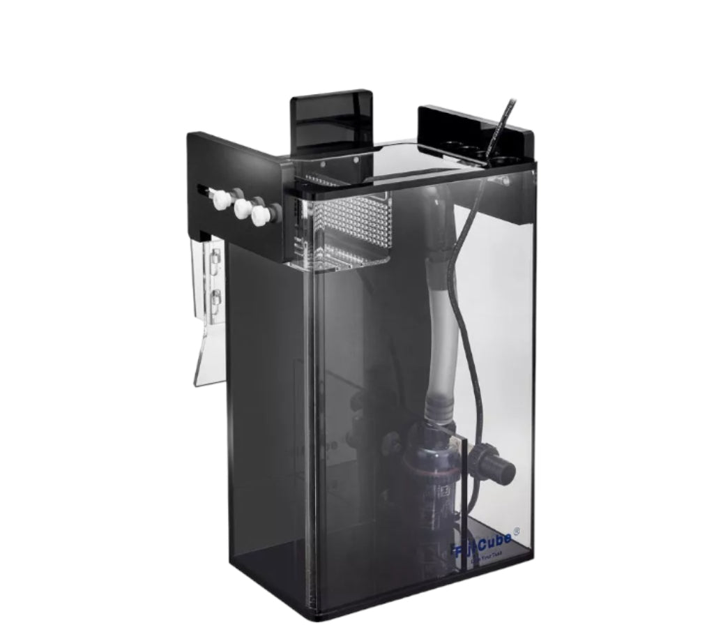 "Fiji Cube Advanced Hang On Back Refugium Box PRO SERIES (Medium) - Efficient Filtration Solution for Aquariums"